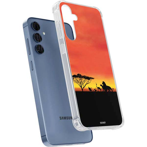 Disney The Lion King Pride Rock Crew Galaxy A55 5G Clear Case