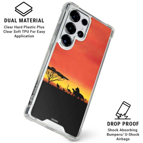 Disney The Lion King Pride Rock Crew Galaxy S25 Ultra Clear Case
