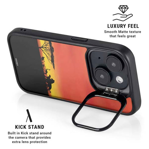 Disney The Lion King Pride Rock Crew iPhone 15 Plus Kickstand Case