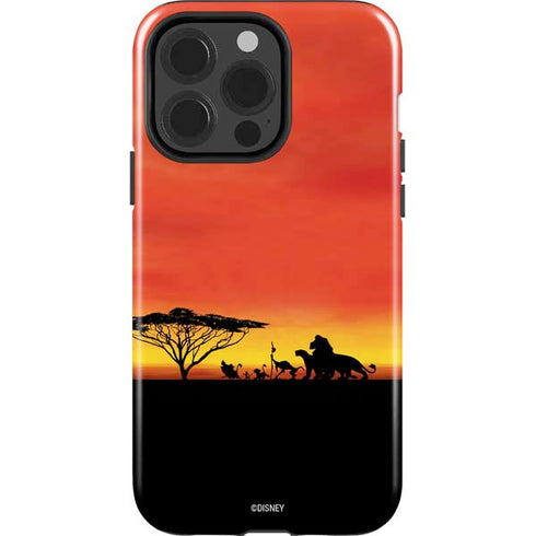 Disney The Lion King Pride Rock Crew iPhone 15 Pro Impact Case