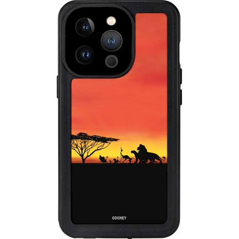 Disney The Lion King Pride Rock Crew iPhone 15 Pro Waterproof Case