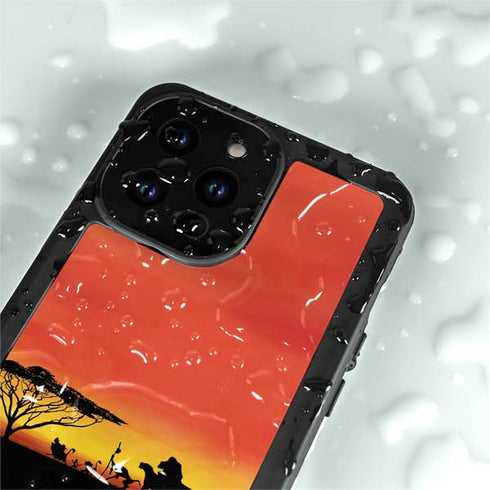Disney The Lion King Pride Rock Crew iPhone 15 Pro Waterproof Case
