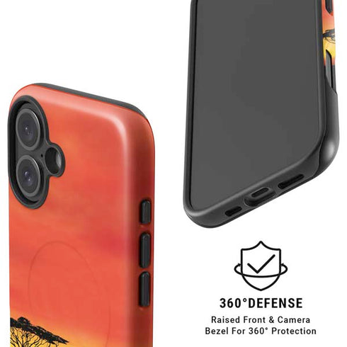 Disney The Lion King Pride Rock Crew iPhone 16 Magsafe Impact Case