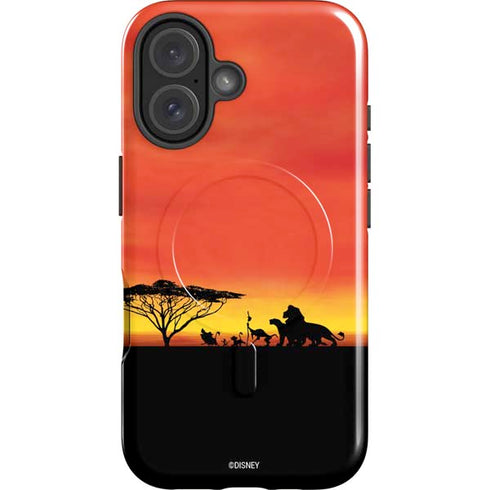 Disney The Lion King Pride Rock Crew iPhone 16 Plus Magsafe Impact Case