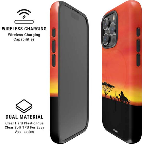 Disney The Lion King Pride Rock Crew iPhone 16 Pro Magsafe Impact Case