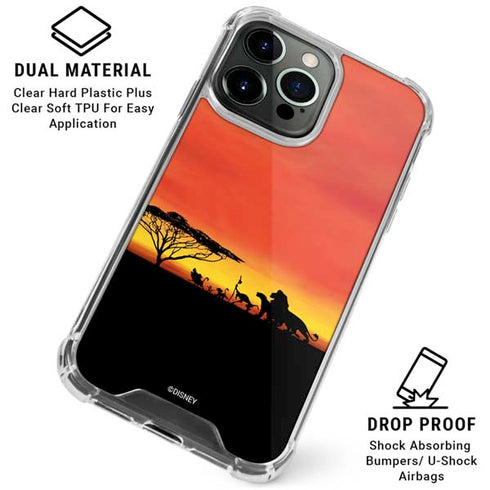 Disney The Lion King Pride Rock Crew iPhone 16 Pro Max Clear Case