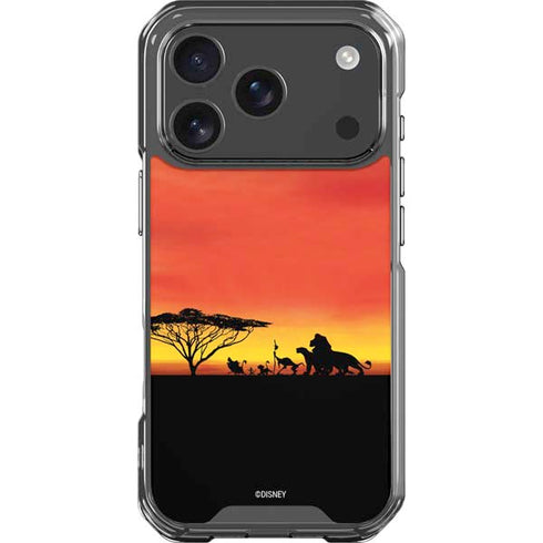 Disney The Lion King Pride Rock Crew iPhone 17 Pro Clear Case