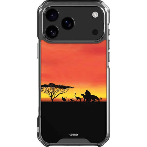 Disney The Lion King Pride Rock Crew iPhone 17 Pro Max Clear Case