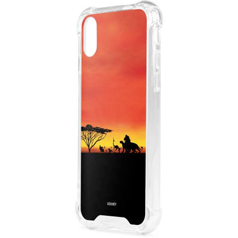 Disney The Lion King Pride Rock Crew iPhone XS Clear Case