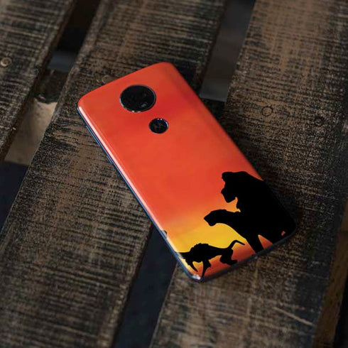 Disney The Lion King Pride Rock Crew Moto E5 Plus Skin