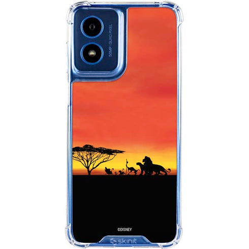 Disney The Lion King Pride Rock Crew Moto G 5G (2024) Clear Case