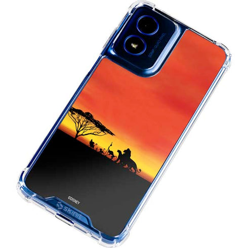 Disney The Lion King Pride Rock Crew Moto G 5G (2024) Clear Case