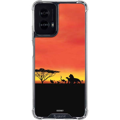 Disney The Lion King Pride Rock Crew Moto G Power 5G (2024) Clear Case