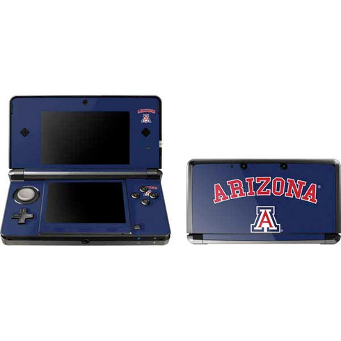 University of Arizona Primary Logo Blue Nintendo Skins