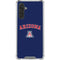 University of Arizona Primary Logo Blue Galaxy A17 Clear Case
