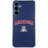 University of Arizona Primary Logo Blue Galaxy A35 5G Clear Case