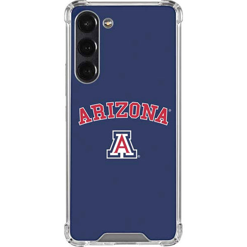 University of Arizona Primary Logo Blue Galaxy S24 FE Clear Case