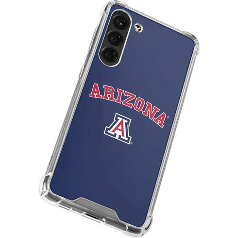University of Arizona Primary Logo Blue Galaxy S24 FE Clear Case