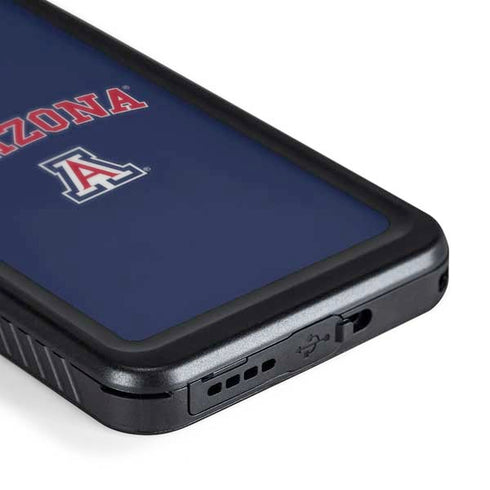 University of Arizona Primary Logo Blue Galaxy S24 Plus Waterproof Case