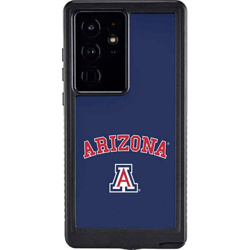 University of Arizona Primary Logo Blue Galaxy S24 Ultra Waterproof Case