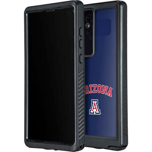 University of Arizona Primary Logo Blue Galaxy S24 Ultra Waterproof Case