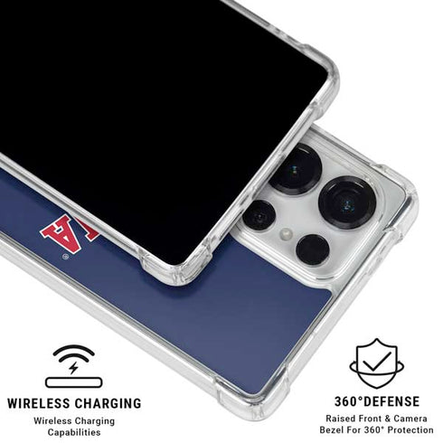 University of Arizona Primary Logo Blue Galaxy S25 Ultra Clear Case