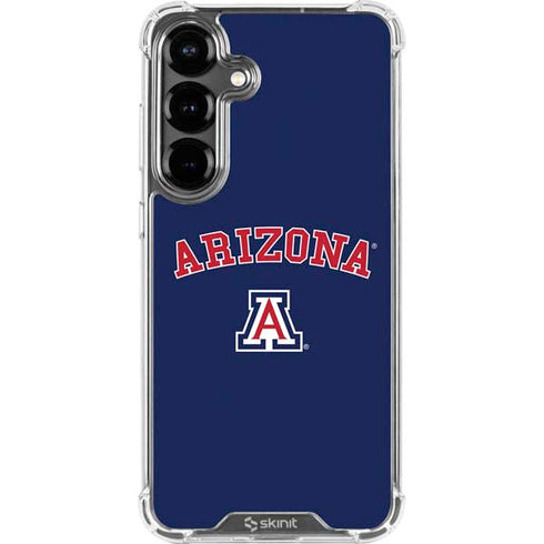University of Arizona Primary Logo Blue Galaxy S26 Plus Clear Case