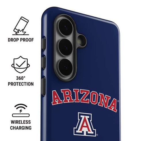 University of Arizona Primary Logo Blue Galaxy S26 Plus Impact Case