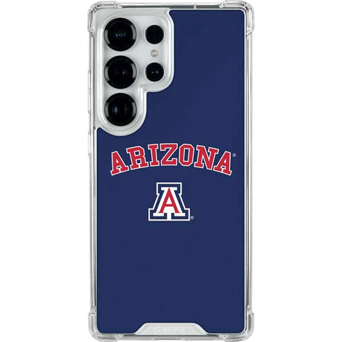 University of Arizona Primary Logo Blue Galaxy S26 Ultra Clear Case