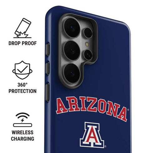 University of Arizona Primary Logo Blue Galaxy S26 Ultra Impact Case