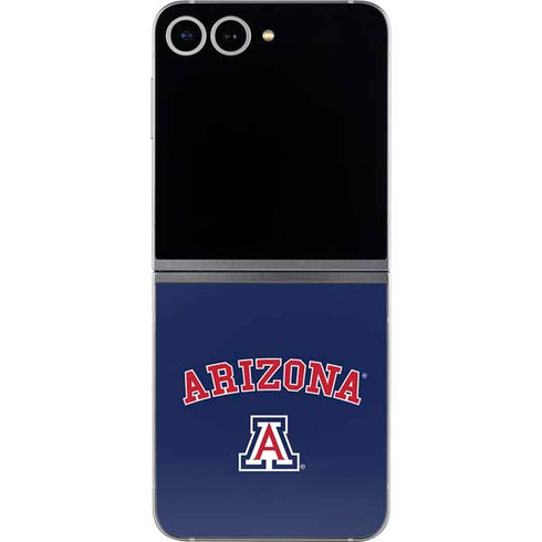 University of Arizona Primary Logo Blue Galaxy Z Flip6 Skin