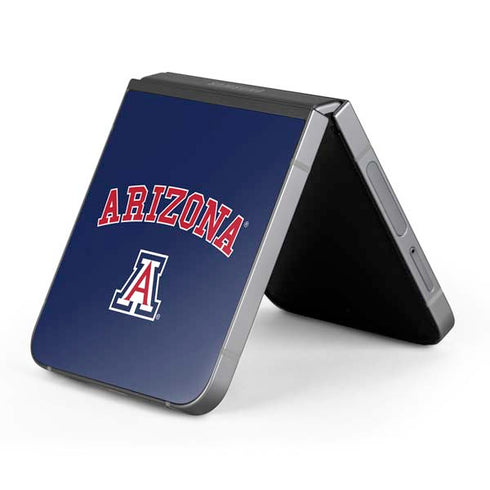 University of Arizona Primary Logo Blue Galaxy Z Flip6 Skin