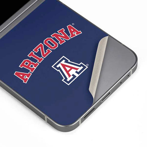 University of Arizona Primary Logo Blue Galaxy Z Flip6 Skin