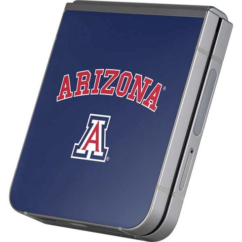 University of Arizona Primary Logo Blue Galaxy Z Flip6 Skin