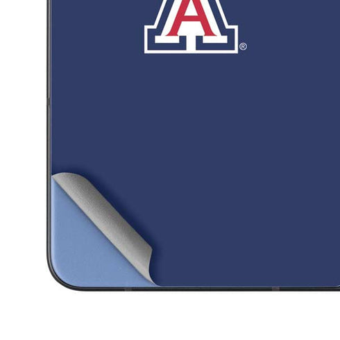 University of Arizona Primary Logo Blue Galaxy Z Fold5 5G Skin