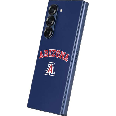University of Arizona Primary Logo Blue Galaxy Z Fold6 Skin