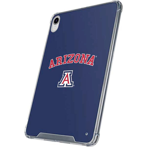 University of Arizona Primary Logo Blue iPad 11th Gen (2025) Clear Case