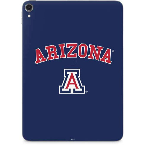University of Arizona Primary Logo Blue Apple iPad Pro Skin