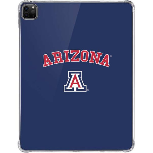 University of Arizona Primary Logo Blue iPad Pro 11in (2024) Clear Case