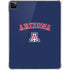 University of Arizona Primary Logo Blue iPad Pro 11in (2024) Clear Case