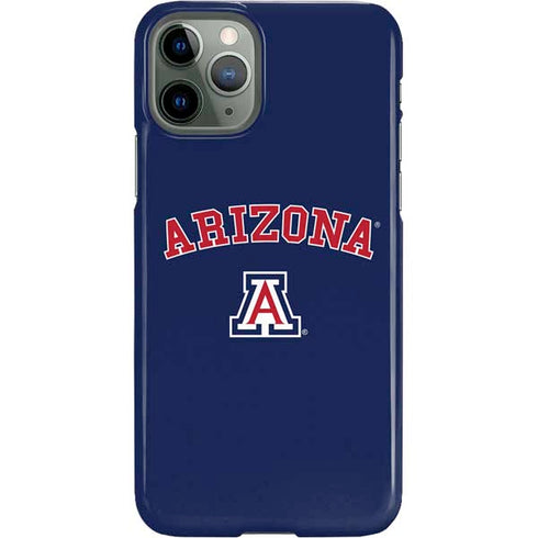 University of Arizona Primary Logo Blue iPhone Cases