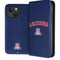 University of Arizona Primary Logo Blue iPhone 14 Folio Case