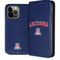 University of Arizona Primary Logo Blue iPhone 14 Pro Max Folio Case