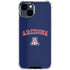 University of Arizona Primary Logo Blue iPhone 15 Clear Case