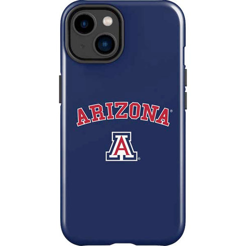 University of Arizona Primary Logo Blue iPhone 15 Impact Case