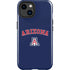 University of Arizona Primary Logo Blue iPhone 15 Impact Case