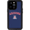 University of Arizona Primary Logo Blue iPhone 15 Pro Waterproof Case
