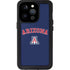 University of Arizona Primary Logo Blue iPhone 15 Pro Waterproof Case