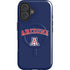 University of Arizona Primary Logo Blue iPhone 16 Magsafe Impact Case