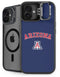 University of Arizona Primary Logo Blue iPhone 16 Plus Kickstand Case